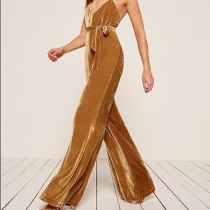 BNWOT Reformation Gold Romper